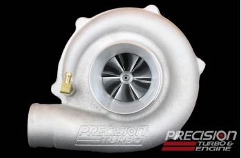 Precision Turbo Entry Level Turbo Charger - 58mm MFS Compressor Wheel, 57mm Turbine Wheel  Journal Bearing